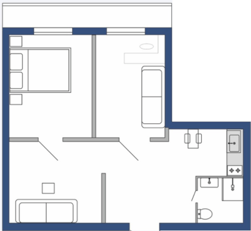 3-кімнатна 57.4 м² в ЖК Сузір'я 2020 від 14 500 грн/м², Кропивницький