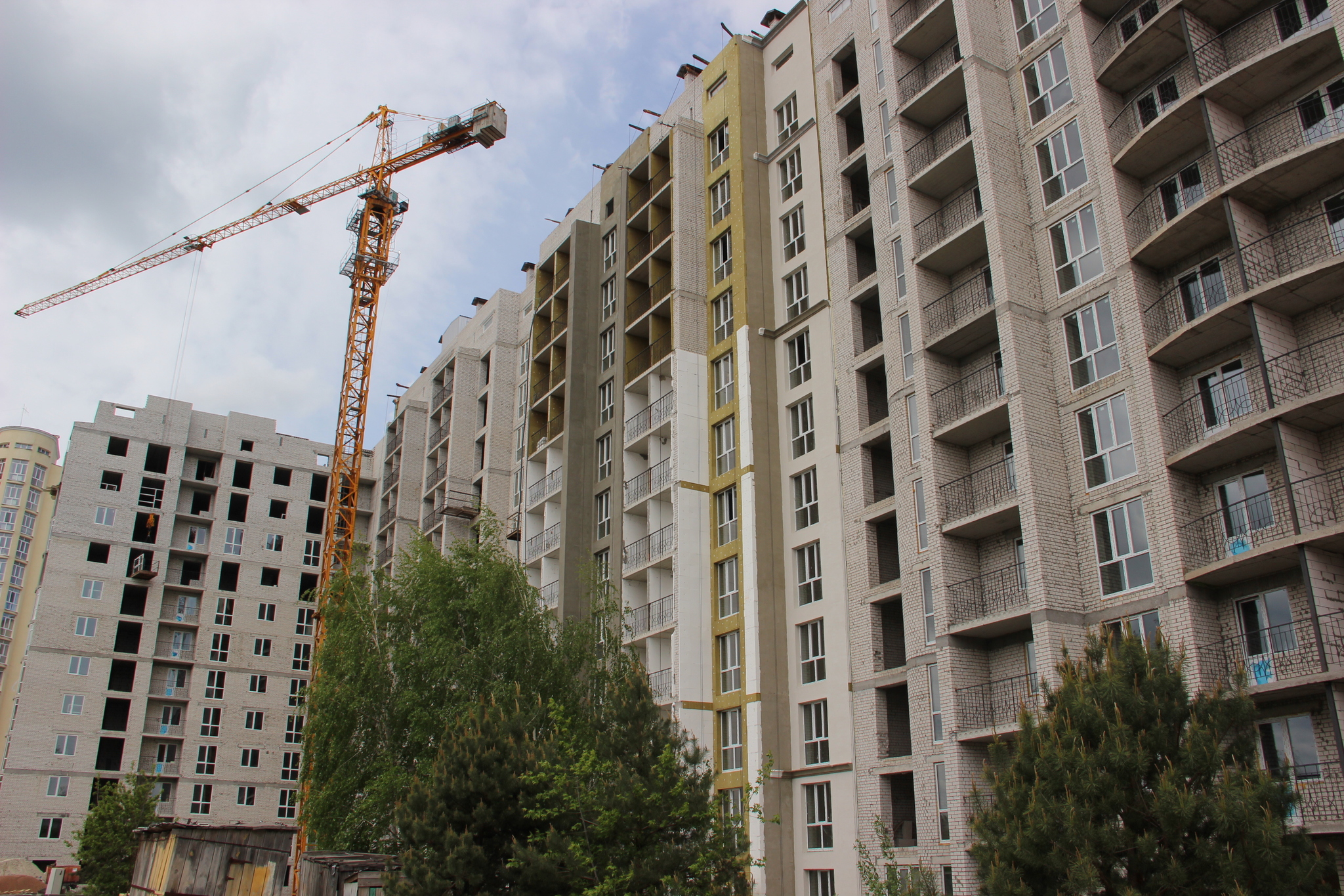 Хід будівництва ЖК Чайка, квіт, 2021 рік