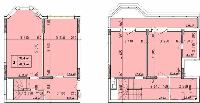 Дворівнева 95.4 м² в ЖК Віденський Квартал від 18 500 грн/м², Чернівці