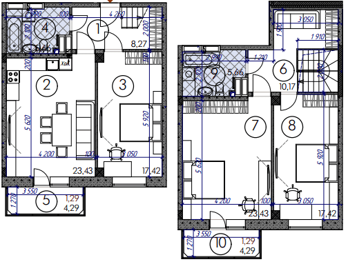 Дворівнева 114.64 м² в ЖМ Саванна Сіті від 17 000 грн/м², м. Бровари