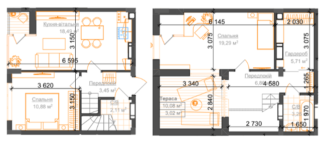 Дворівнева 73.05 м² в ЖК Гостомель Residence від 18 800 грн/м², смт Гостомель