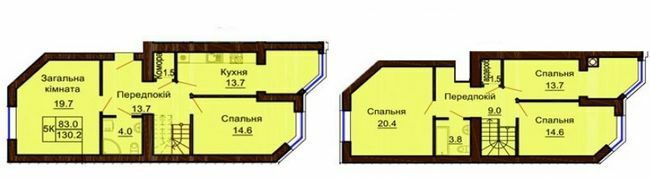 Двухуровневая 130.4 м² в ЖК София Сити от 24 000 грн/м², с. Софиевская Борщаговка