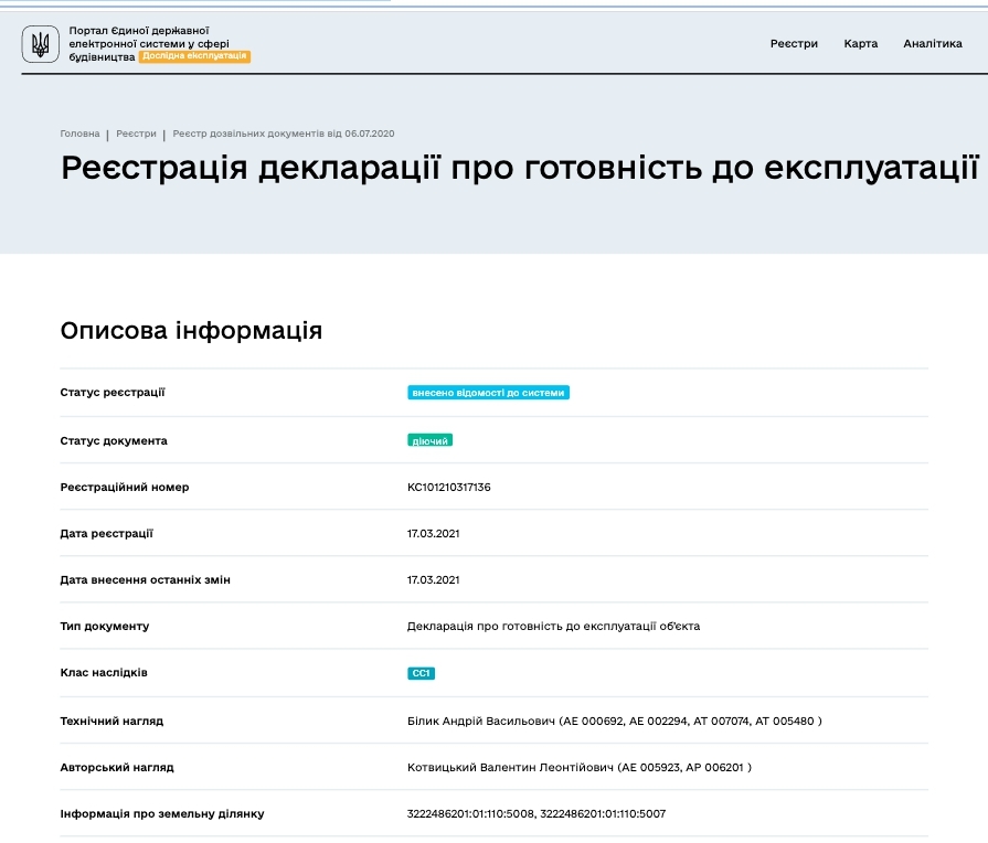 Сертифікат про готовність Дом 3 (Сечевая 30/53), ЖК Затишний (вул. Січова, 31)