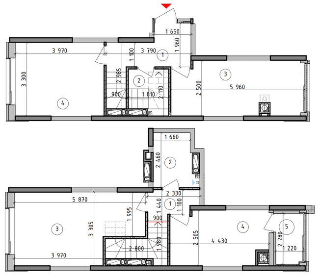 Двухуровневая 75.32 м² в ЖК Оптимісто от 19 800 грн/м², с. Гатное