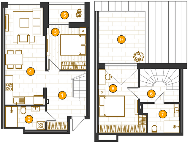 Дворівнева 90.75 м² в ЖК Royal Residence від 37 200 грн/м², Харків