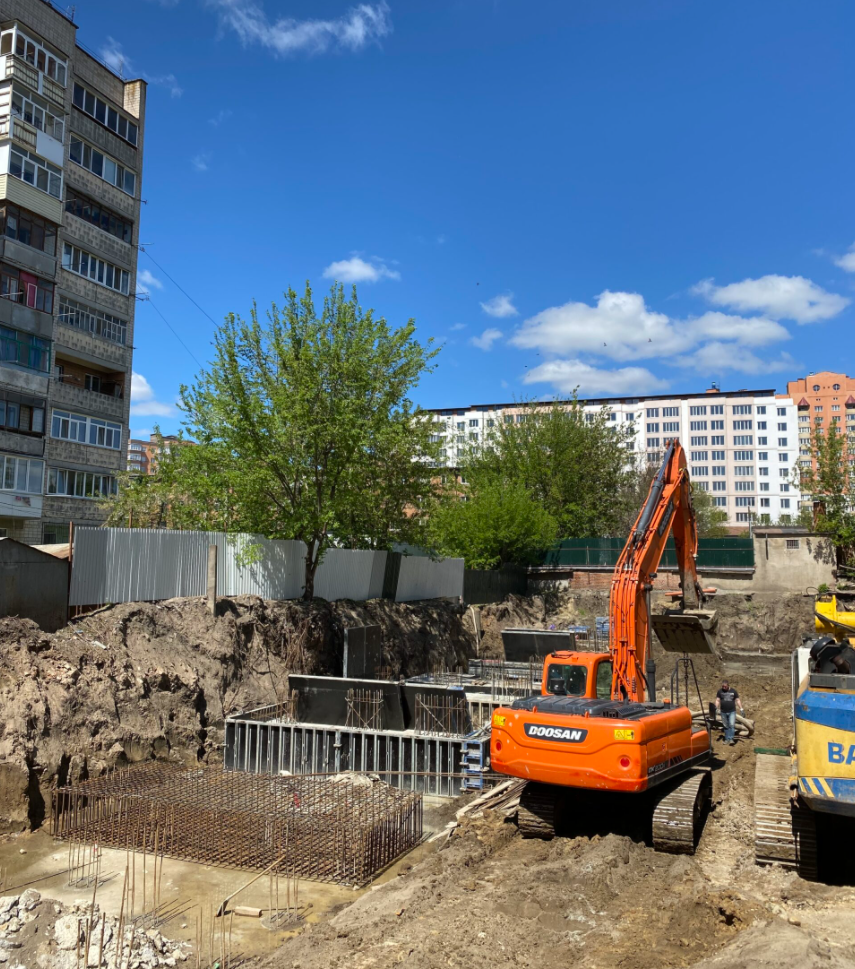 Ход строительства ЖК Дом на Янгеля, май, 2021 год