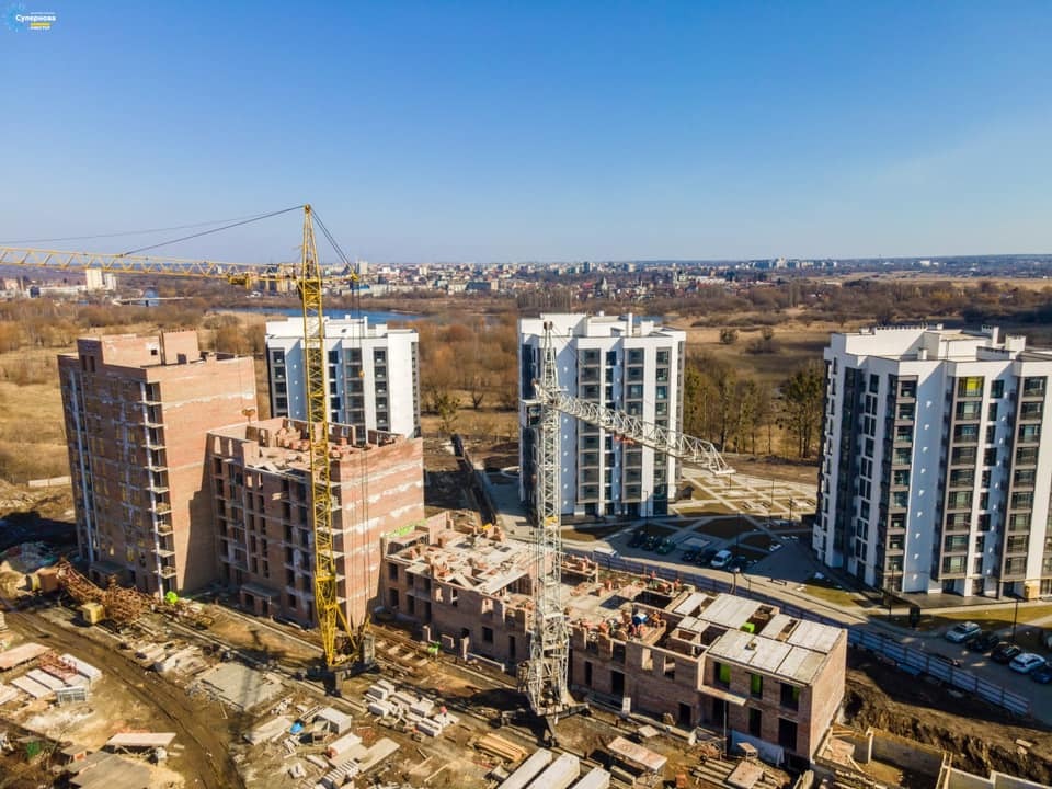 Ход строительства ЖК Супернова, март, 2021 год
