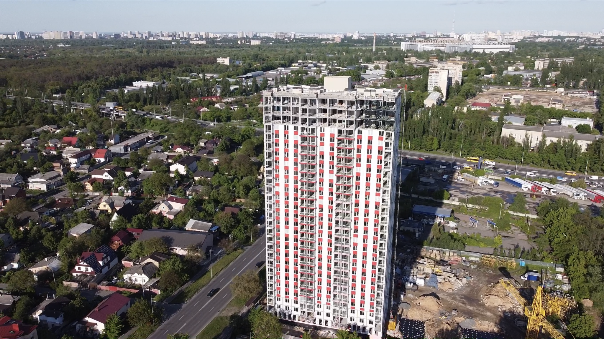 Ход строительства ЖК 4U, июнь, 2021 год