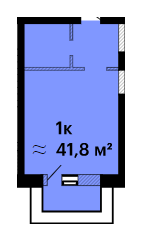 1-кімнатна 41.8 м² в ЖК Оскар від 31 600 грн/м², Одеса