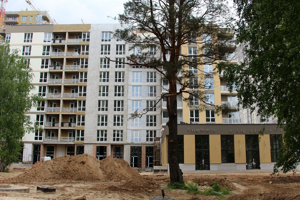 Хід будівництва ЖК Krona Park II, трав, 2021 рік