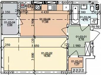 1-комнатная 42.82 м² в ЖК на ул. Трускавецкая от 20 000 грн/м², с. Сокольники