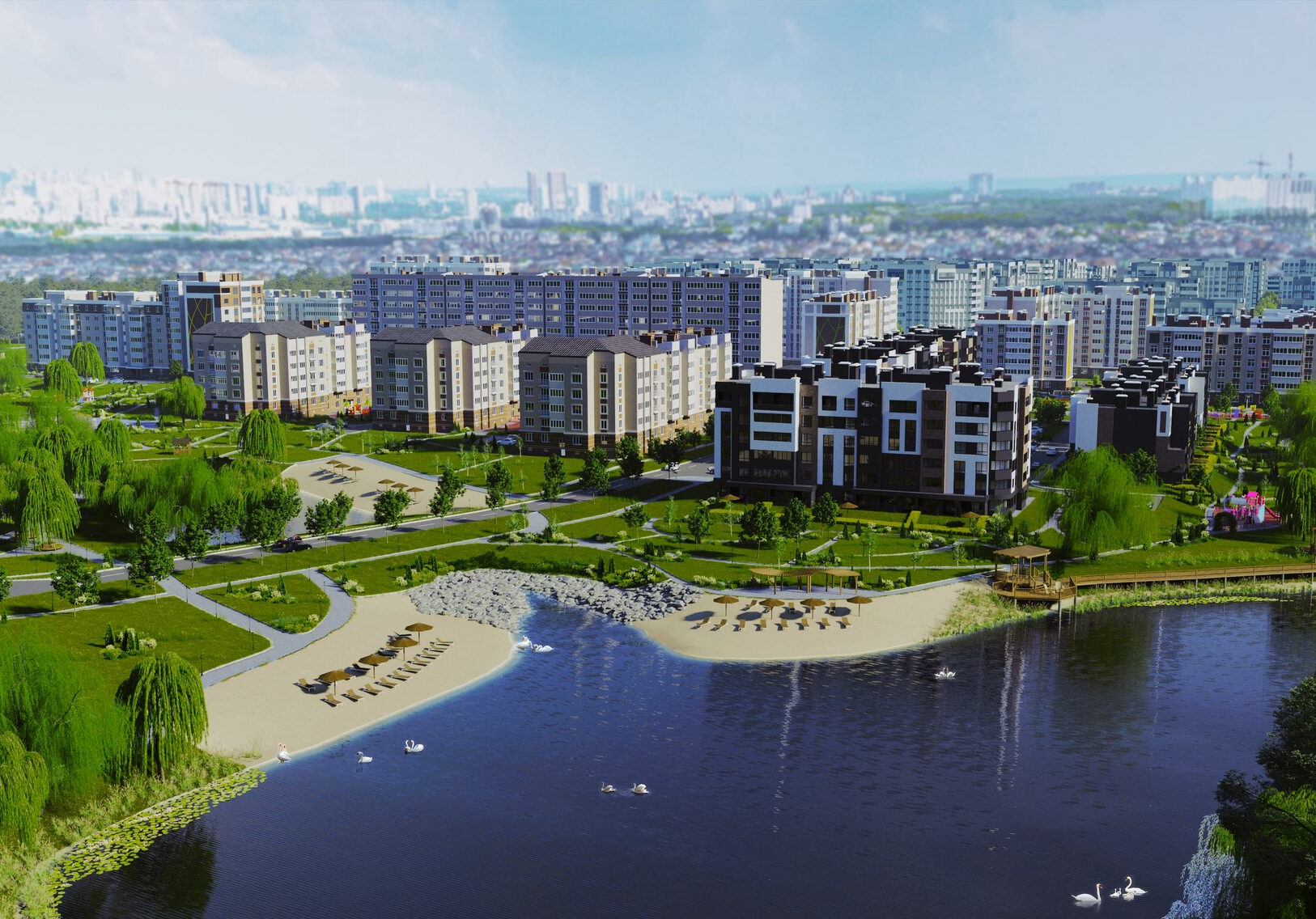 ЖК Озерный гай (Гатное)
