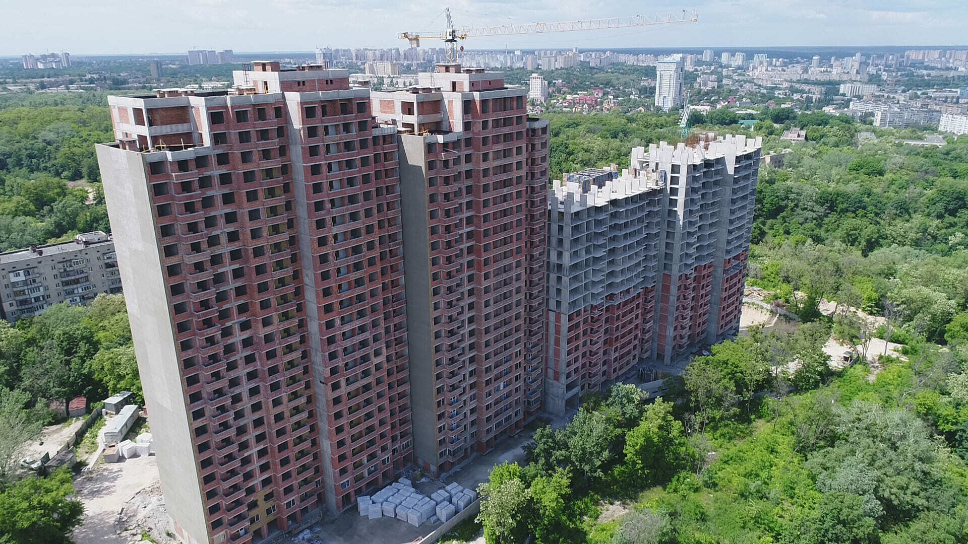 Хід будівництва ЖК Кирилівський Гай, черв, 2021 рік