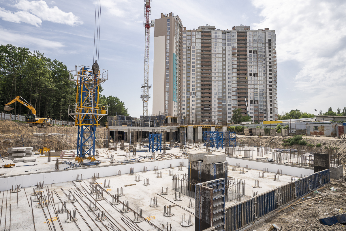Хід будівництва ЖК Теремки, черв, 2021 рік