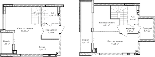 Дворівнева 75.44 м² в ЖК Синергія Сіті від 18 800 грн/м², м. Ірпінь