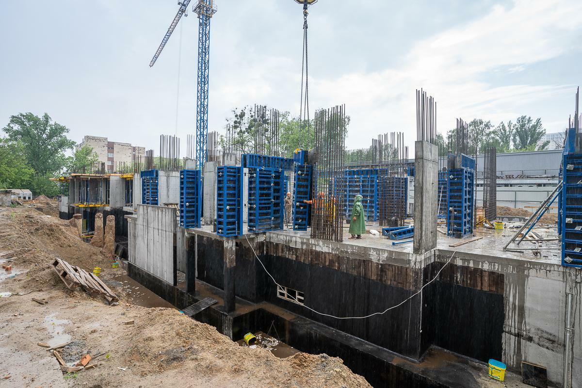 Хід будівництва ЖК Голосіївський, трав, 2021 рік