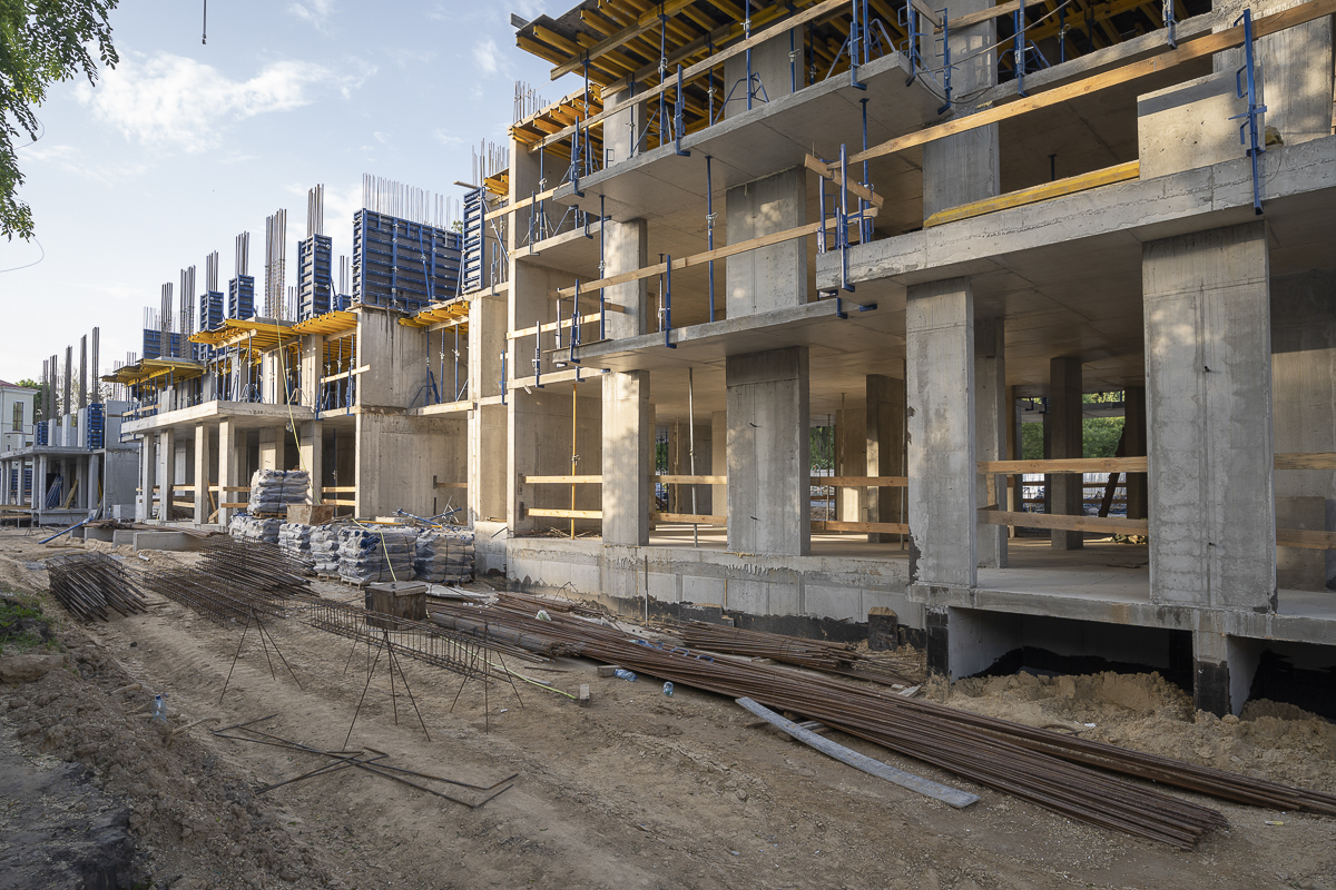 Хід будівництва ЖК Голосіївський, черв, 2021 рік