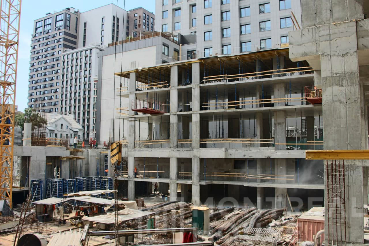 Хід будівництва ЖК Montreal House, черв, 2021 рік