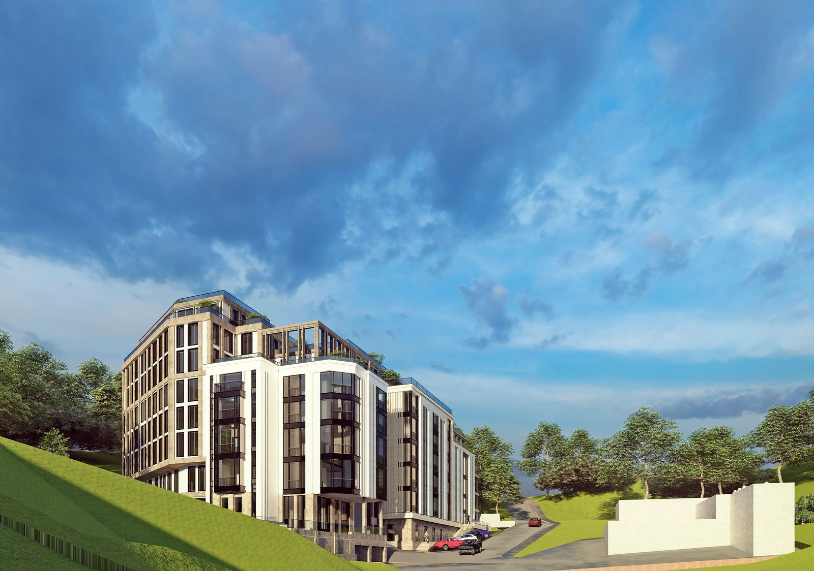 Апарт-комплекс COMPASS CENTER, Київ, ул. Нижнеюрковская, 81, 81а