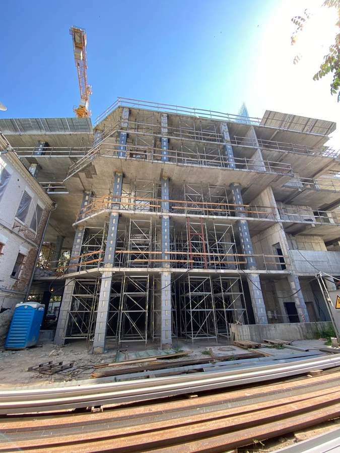 Ход строительства ЖК Franklin Concept House, июнь, 2021 год