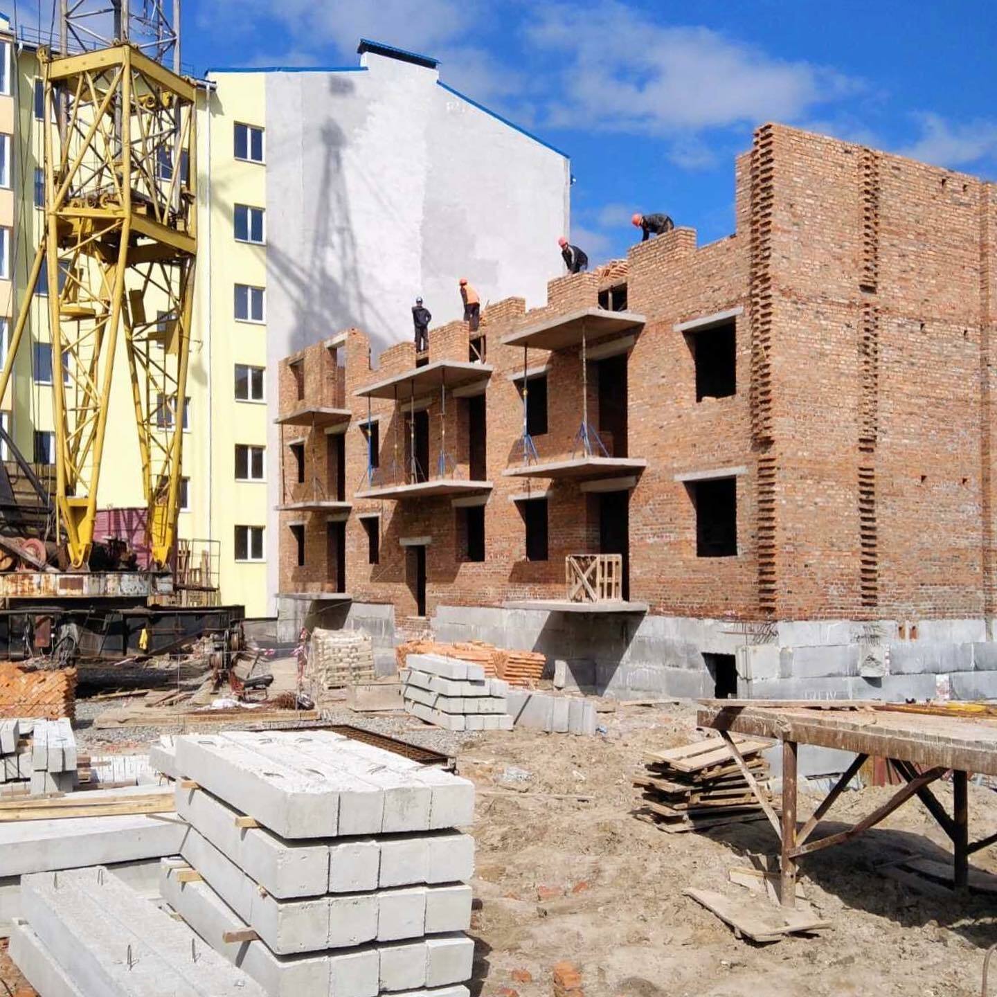 Хід будівництва ЖК Будинок №20, квіт, 2021 рік