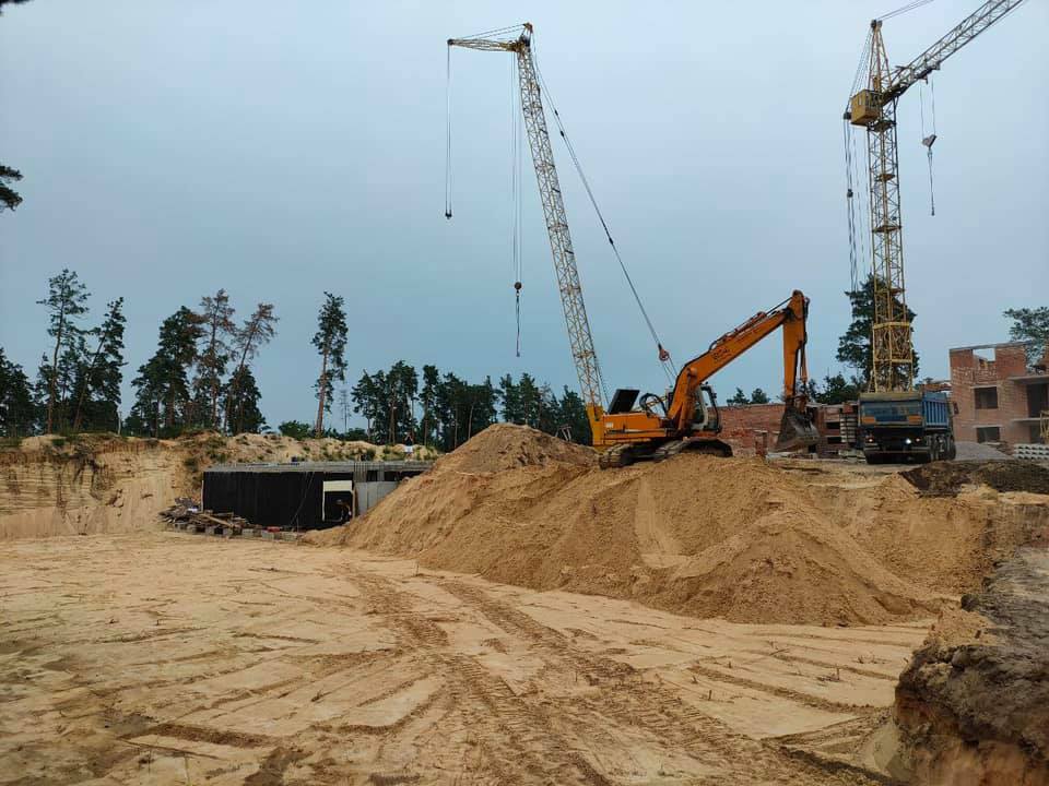 Хід будівництва ЖК Grand Country Irpin, лип, 2021 рік