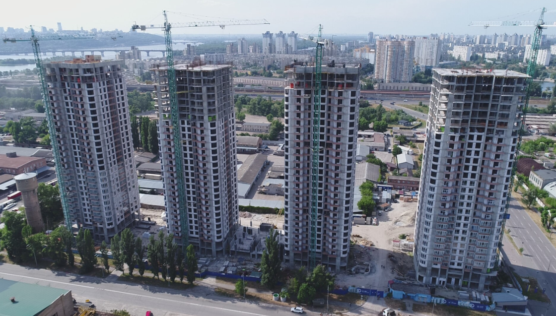 Хід будівництва ЖК Урлівський-2, лип, 2021 рік