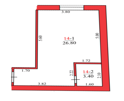 1-кімнатна 30.2 м² в ЖК Конторський від 23 650 грн/м², Харків