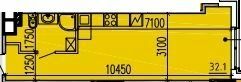 1-комнатная 32.1 м² в ЖК Premier Tower от 32 250 грн/м², Днепр