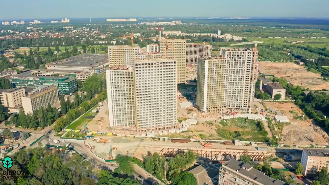 Хід будівництва ЖК Dibrova Park, лип, 2021 рік