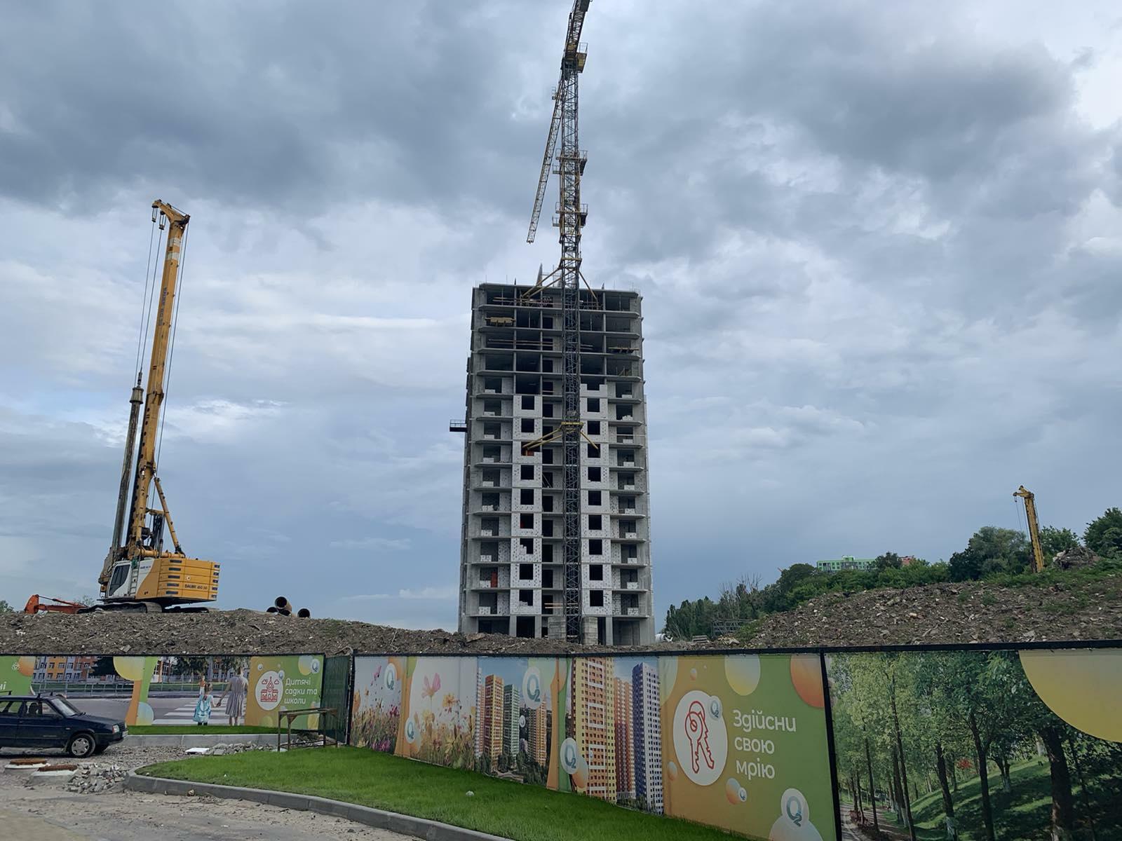 Хід будівництва ЖК Orange City, трав, 2021 рік