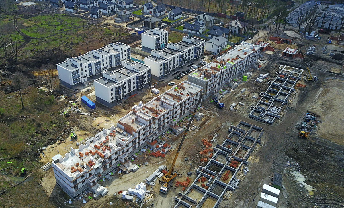 Хід будівництва ЖК Ібіс, квіт, 2021 рік