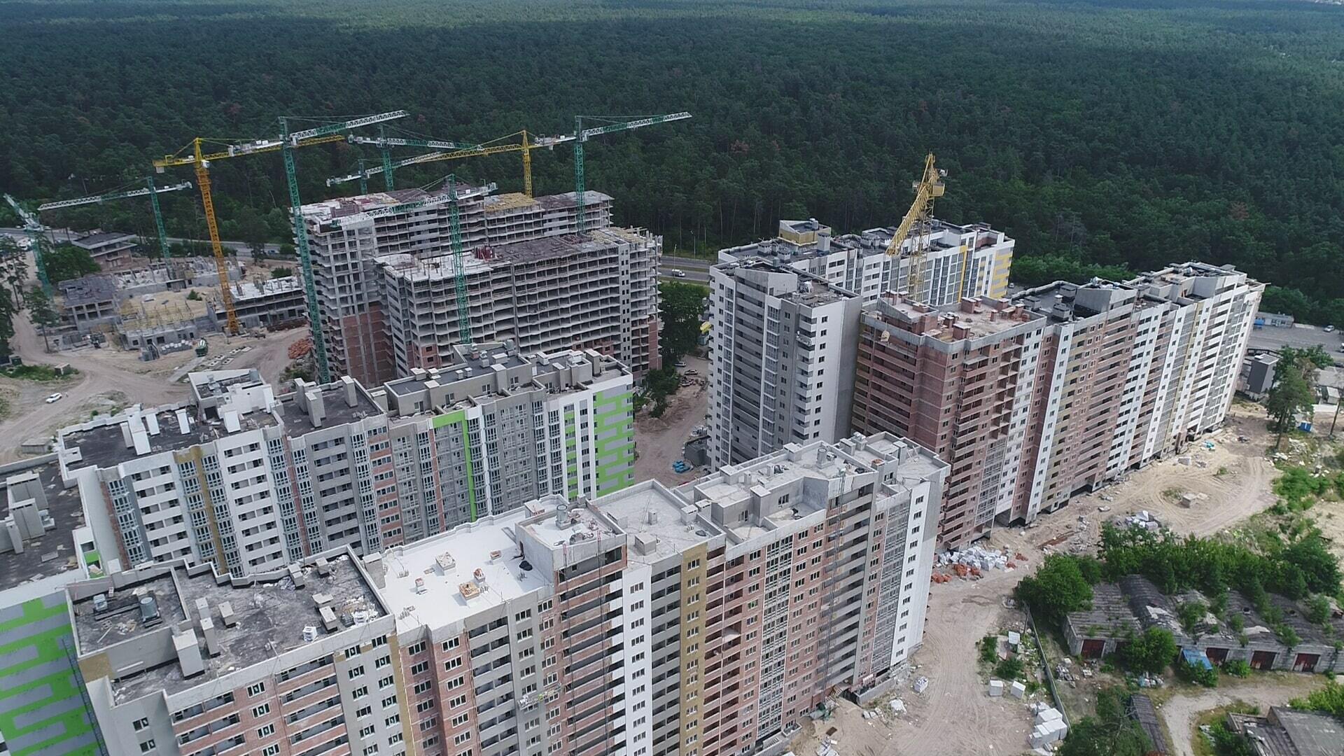 Ход строительства ЖК Чаривне Мисто, июль, 2021 год