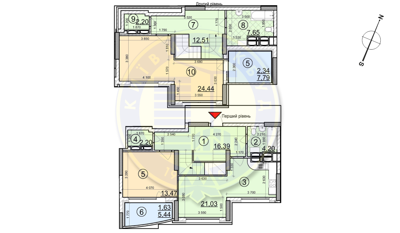 Дворівнева 108.06 м² в ЖК FREEDOM від 25 200 грн/м², Київ