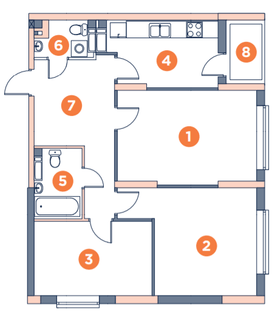 3-кімнатна 78.59 м² в ЖК Orange City від 28 000 грн/м², Київ