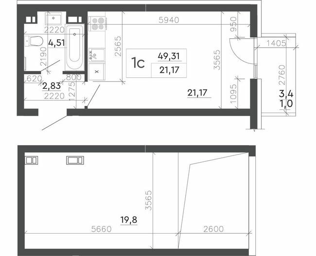 Дворівнева 49.31 м² в ЖК Scandia від 18 600 грн/м², м. Бровари
