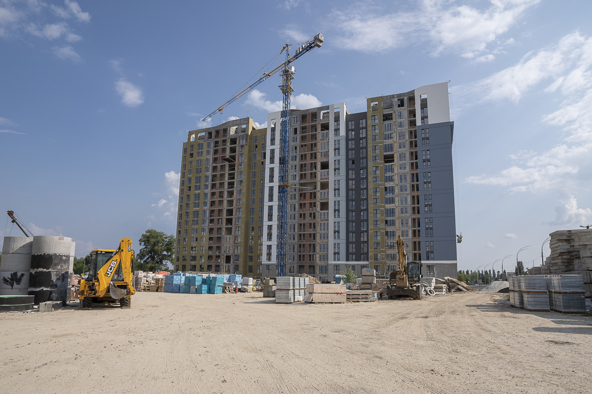 Хід будівництва ЖК SKY AVENUE, лип, 2021 рік