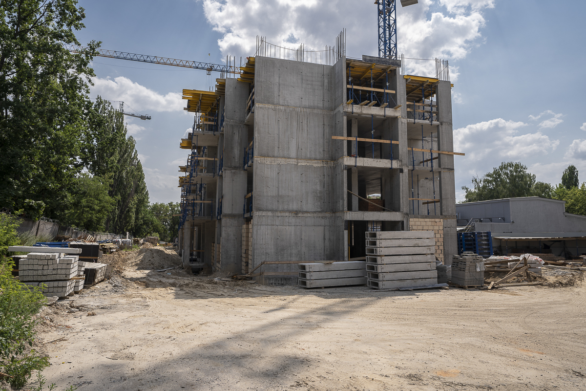 Хід будівництва ЖК Голосіївський, лип, 2021 рік