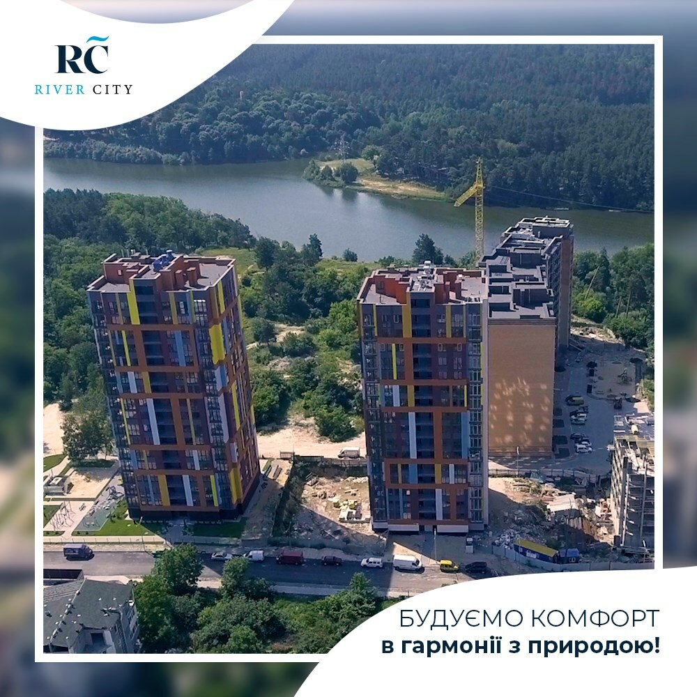 Ход строительства ЖК River City, июль, 2021 год