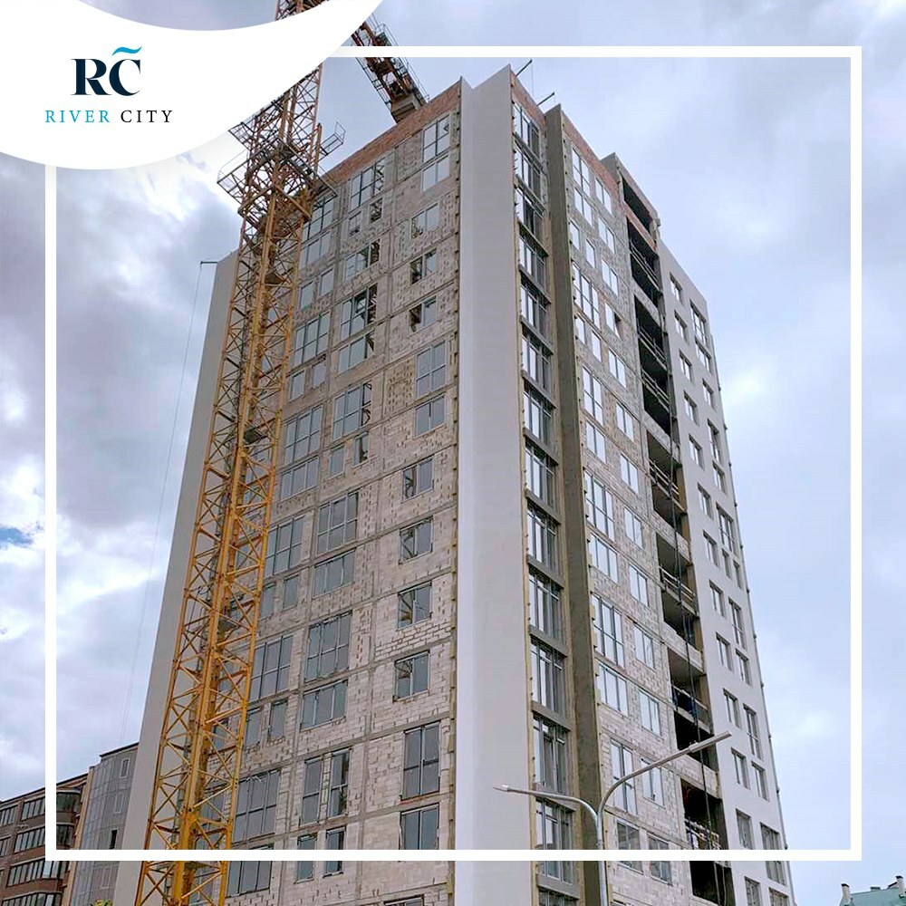 Ход строительства ЖК River City, май, 2021 год