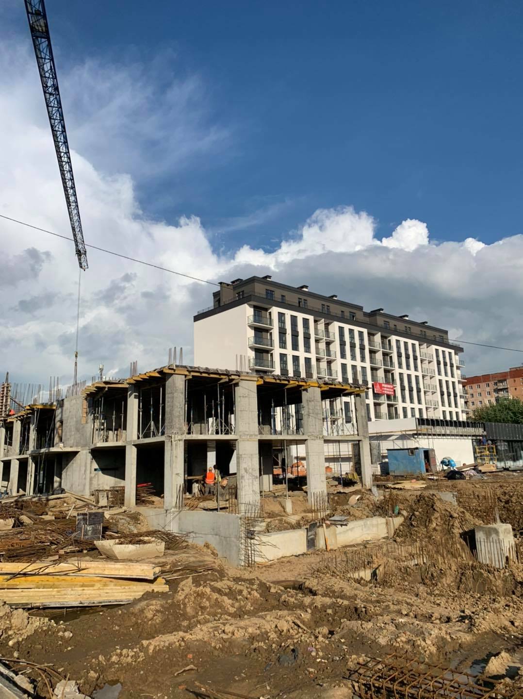 Хід будівництва ЖК Comfort City, трав, 2021 рік