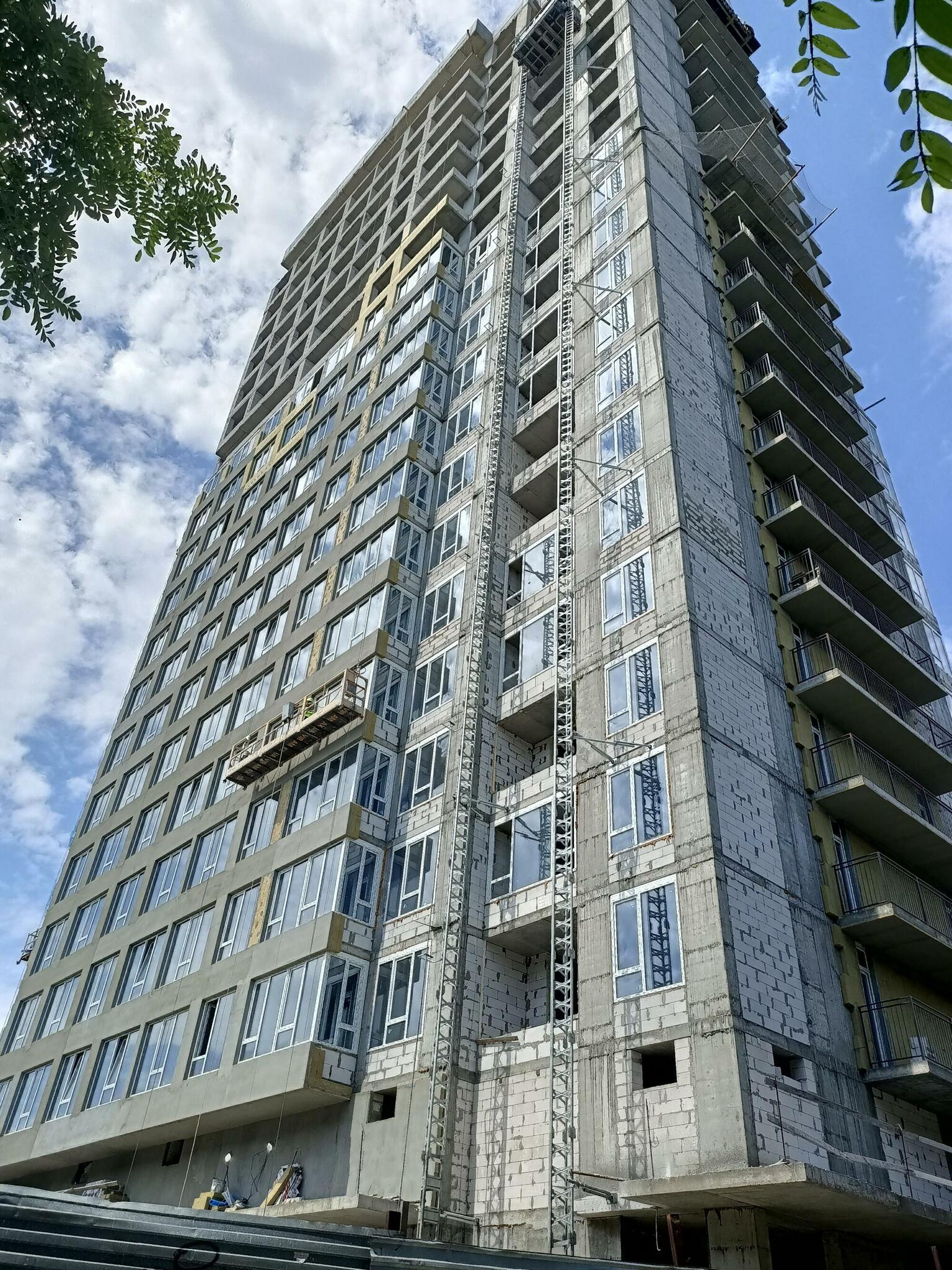 Хід будівництва ЖК Central, черв, 2021 рік