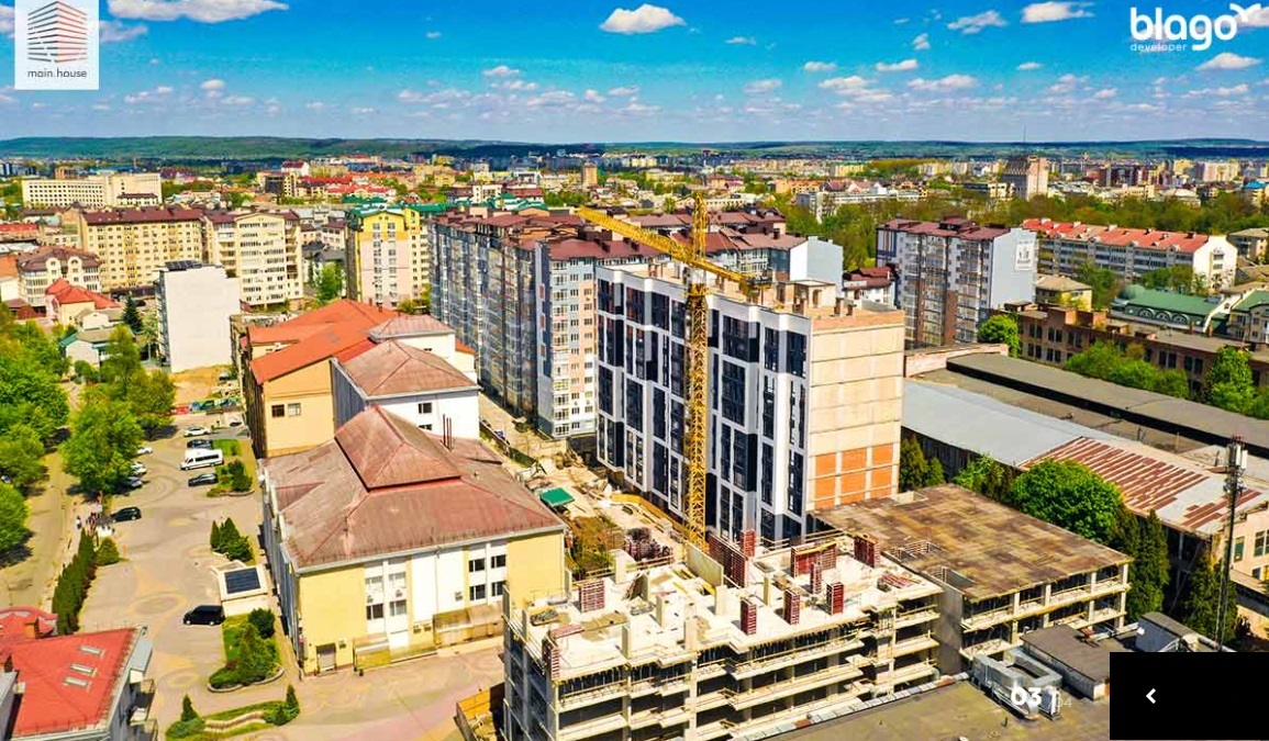 Ход строительства ЖК Main House, май, 2021 год
