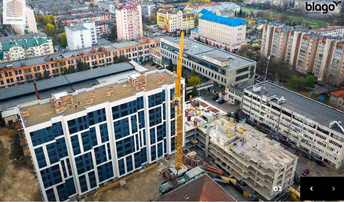 Ход строительства ЖК Main House, апр, 2021 год