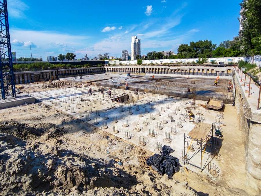 Хід будівництва ЖК BOSTON Creative House, серп, 2021 рік