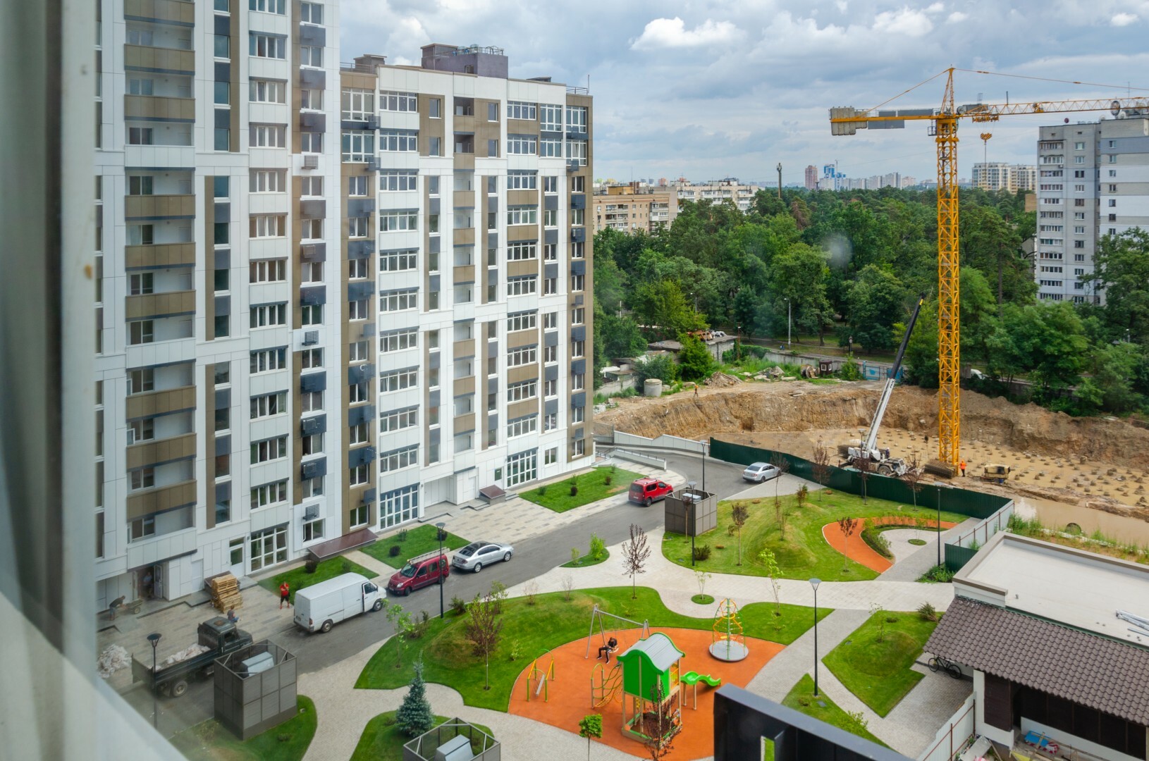 Хід будівництва ЖК Святобор, лип, 2021 рік