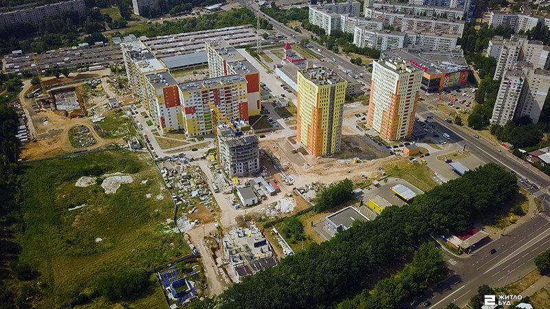 Хід будівництва ЖК Меридіан, лип, 2021 рік