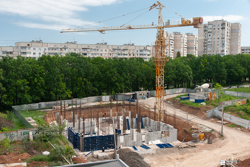 Хід будівництва ЖК Меридіан, черв, 2021 рік