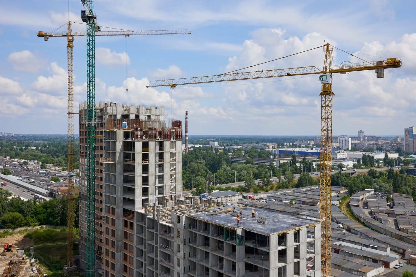 Хід будівництва ЖК POLARIS Home&Plaza, лип, 2021 рік
