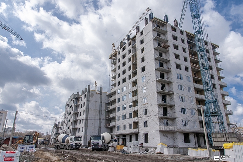 Ход строительства ЖК Пролисок, апр, 2021 год